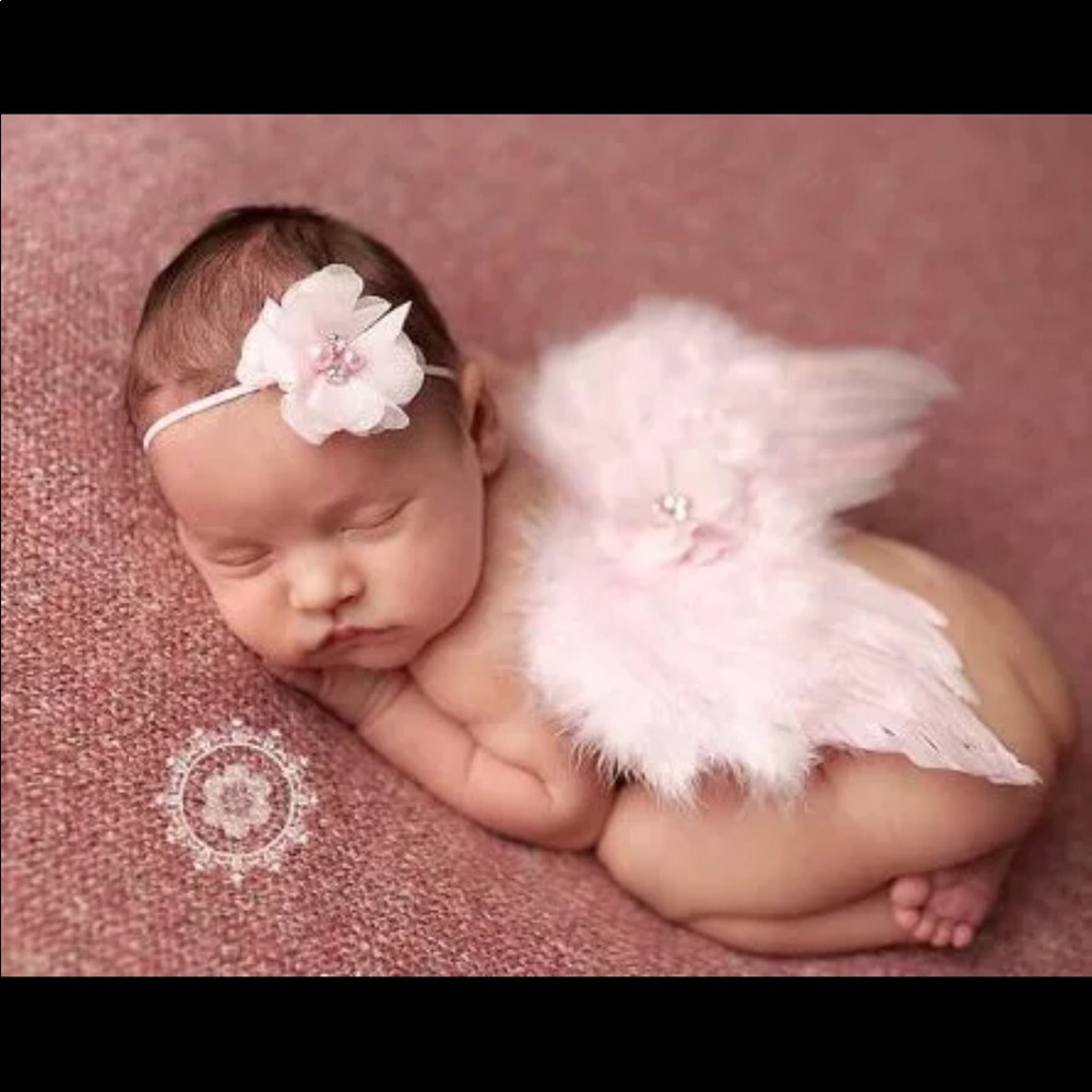 NEWBORN BABY ANGEL WINGS (NEW IN PACK)
